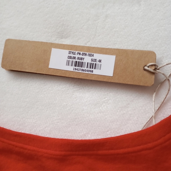 SKIMS▪️Cotton Jersey Dipped Thong in Ruby - Picture 4 of 4